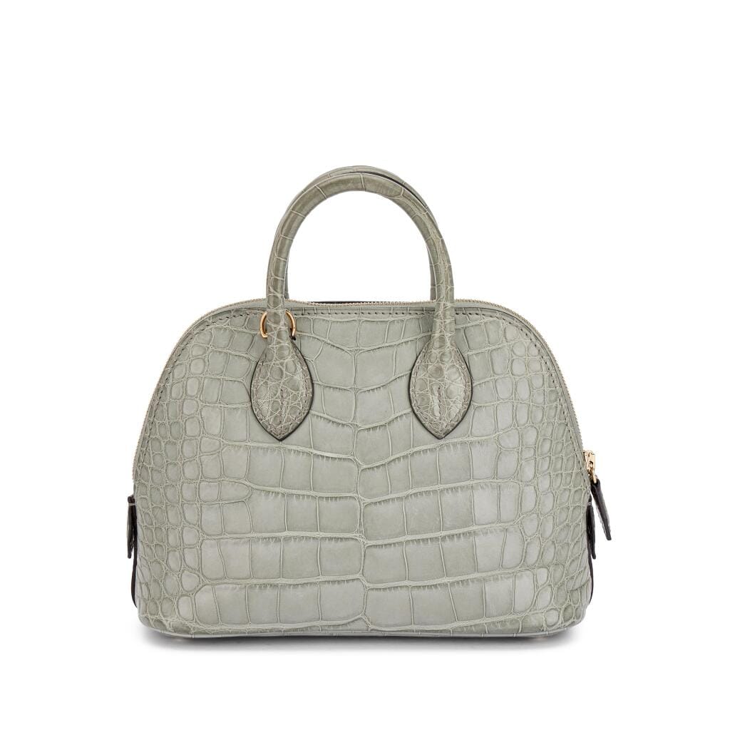 Gris Ciment Matte Alligator Mini Bolide 1923 Gold Hardware, 2023