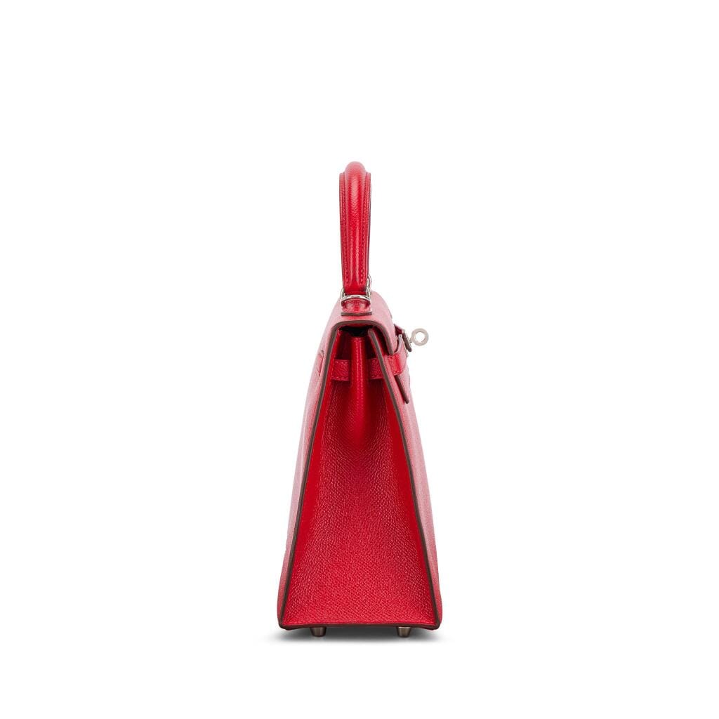 Rouge Casaque Epsom Kelly 25 Sellier Palladium Hardware, 2016