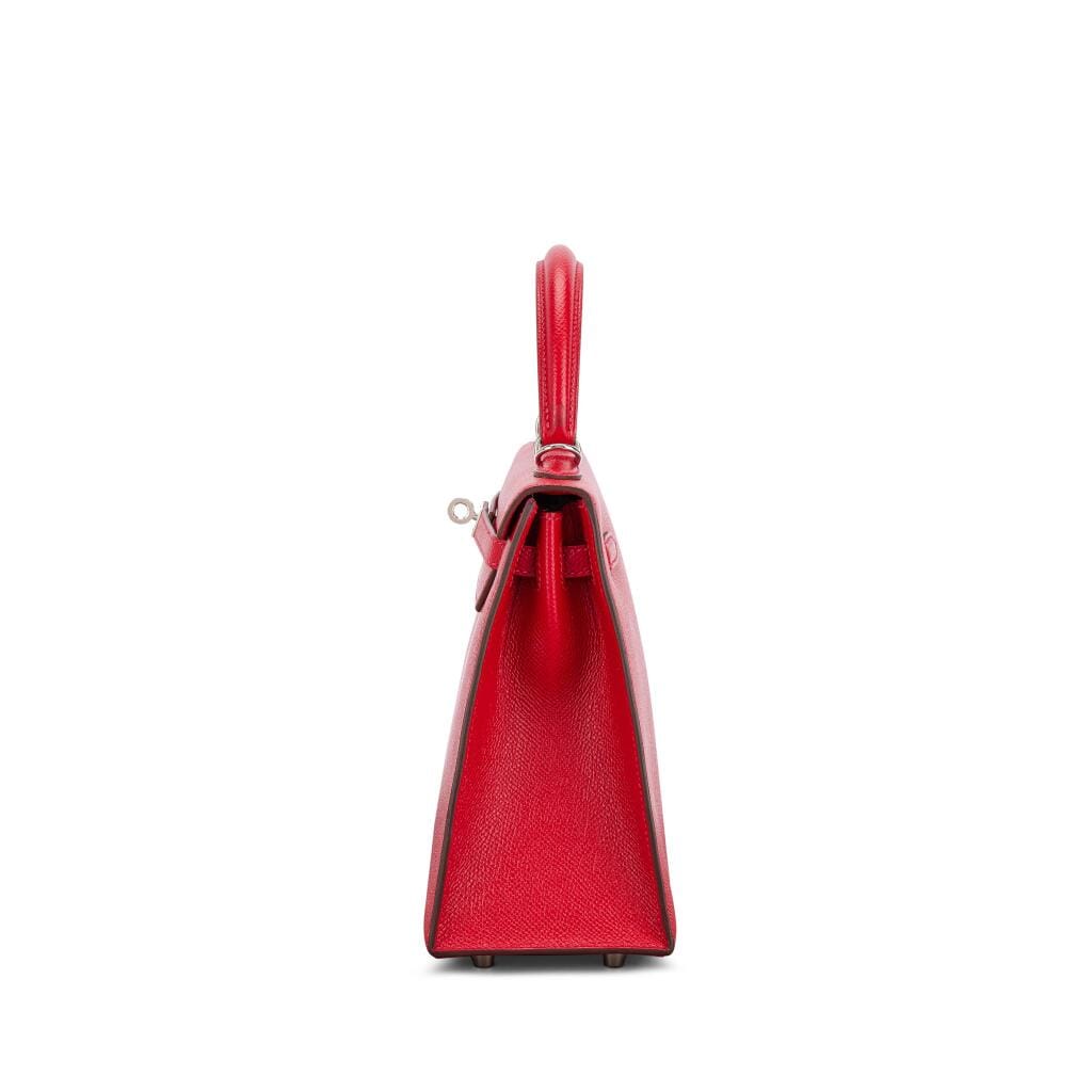 Rouge Casaque Epsom Kelly 25 Sellier Palladium Hardware, 2016