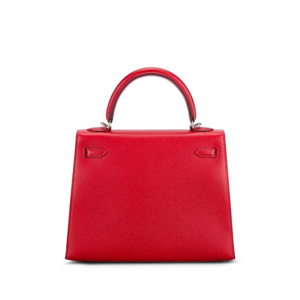 Rouge Casaque Epsom Kelly 25 Sellier Palladium Hardware, 2016