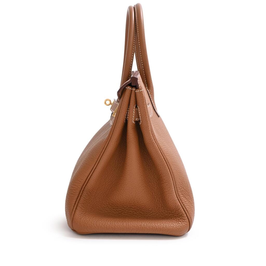 Gold Togo Birkin 30 Gold Hardware. 2021