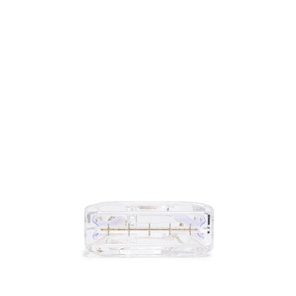Limited Edition Clear Lucite Dubai by Night Gas Tank Pale Gold Hardware, 2015