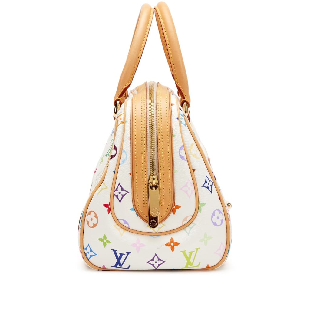 White Monogram Multicolore Canvas Priscilla Bag Gold Hardware, 2007