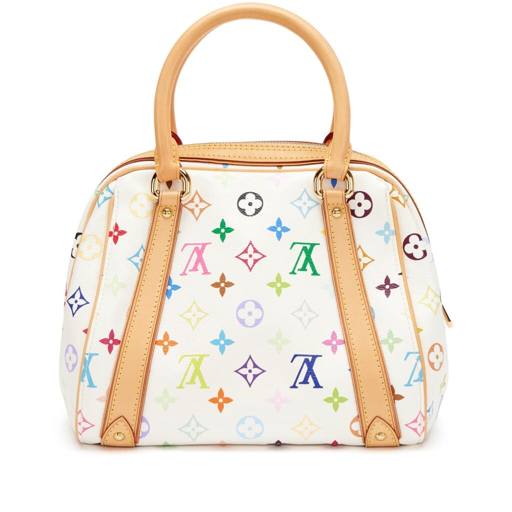 White Monogram Multicolore Canvas Priscilla Bag Gold Hardware, 2007