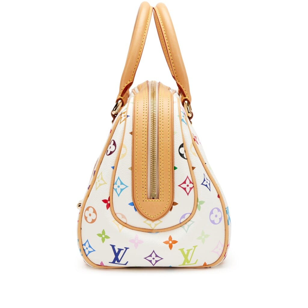 White Monogram Multicolore Canvas Priscilla Bag Gold Hardware, 2007
