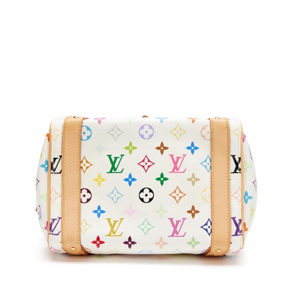 White Monogram Multicolore Canvas Priscilla Bag Gold Hardware, 2007