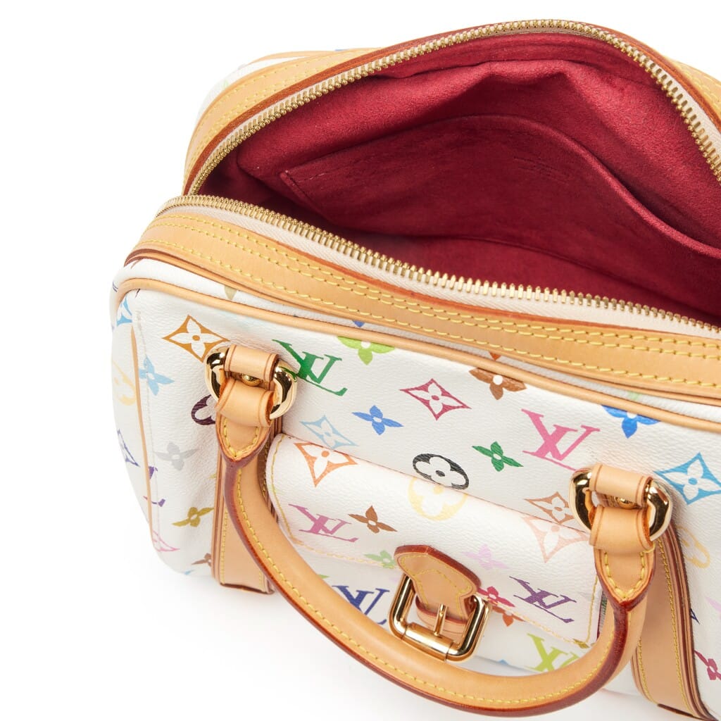 White Monogram Multicolore Canvas Priscilla Bag Gold Hardware, 2007
