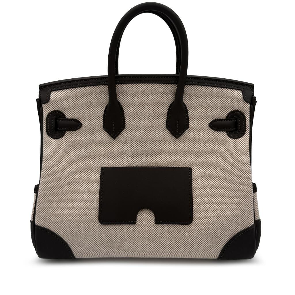 Limited Edition Bai-Brun Swift and Ecru Toile H Goeland Cargo Birkin 25 Palladium Hardware, 2026