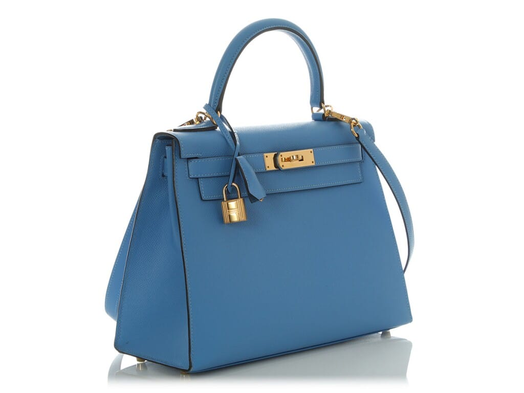 Bleu Paradis Epsom Sellier Kelly 28 Gold Hardware, 2015