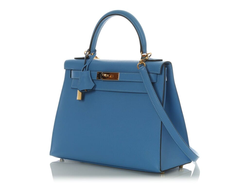 Bleu Paradis Epsom Sellier Kelly 28 Gold Hardware, 2015