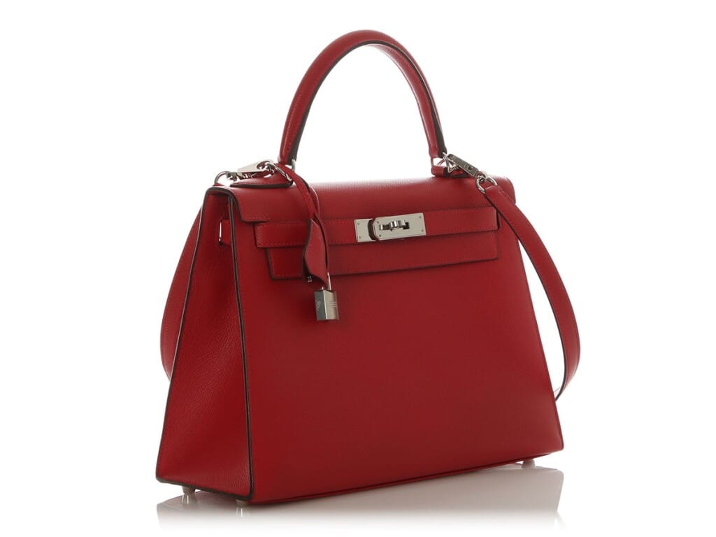 Rouge Casaque Epsom Sellier Kelly 28 Palladium Hardware, 2020