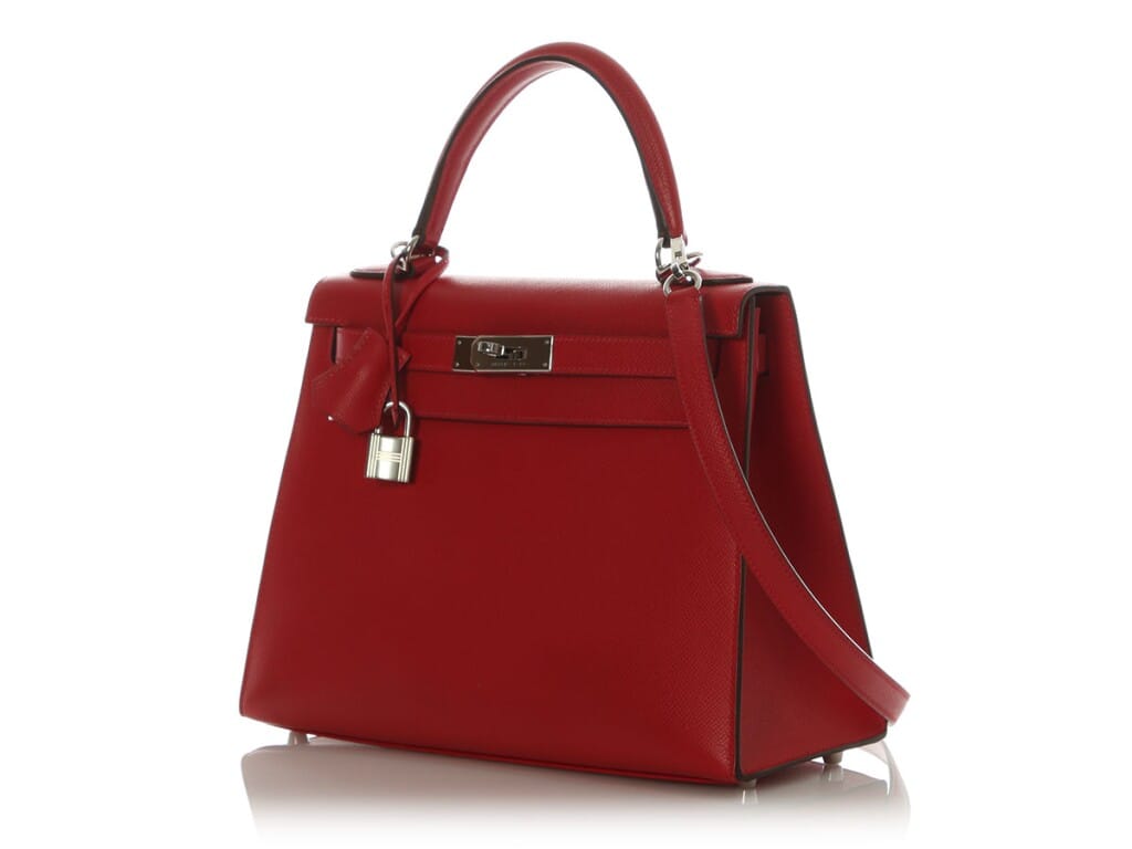 Rouge Casaque Epsom Sellier Kelly 28 Palladium Hardware, 2020