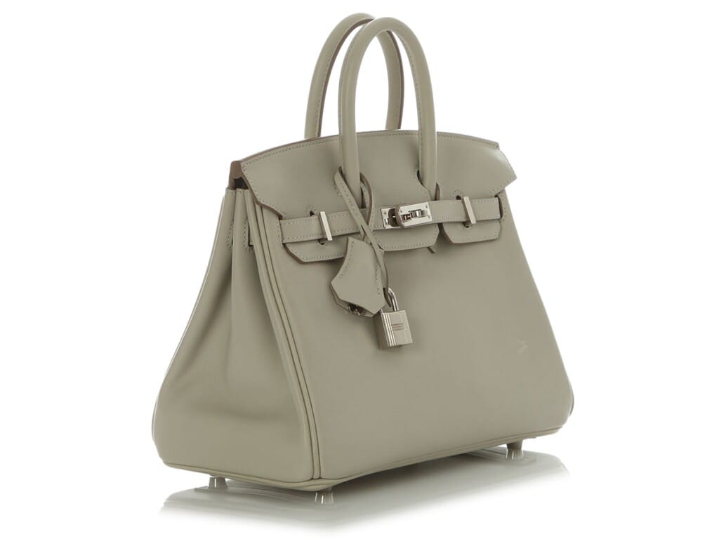 Gris Perle Swift Birkin 25 Palladium Hardware, 2020