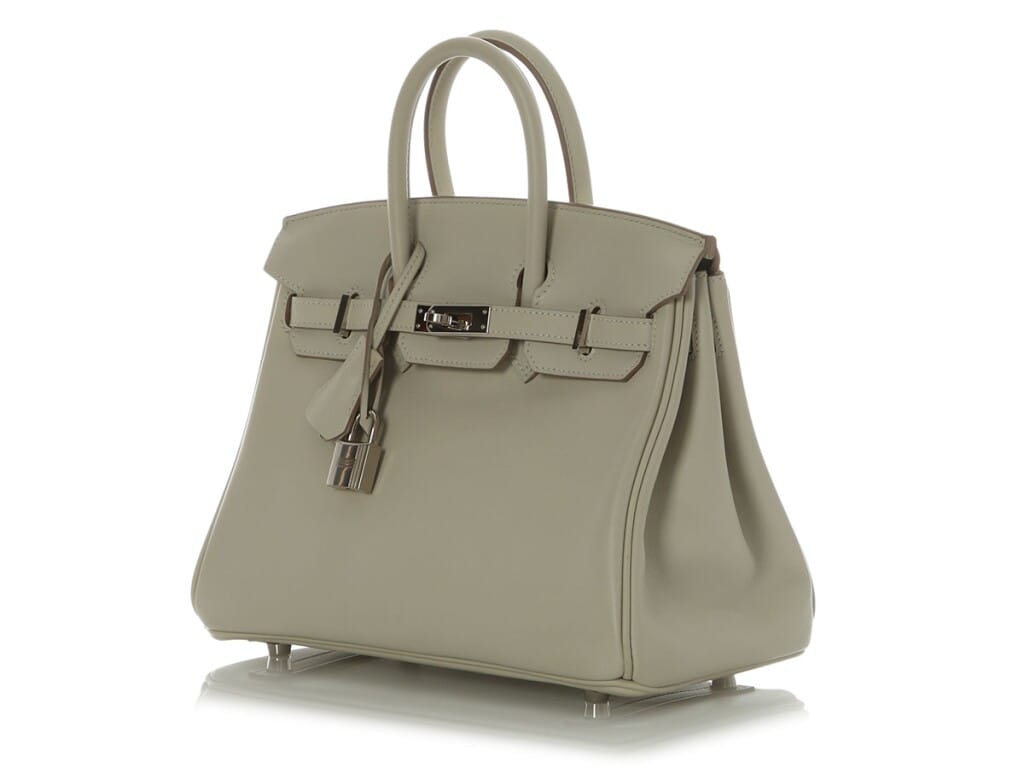 Gris Perle Swift Birkin 25 Palladium Hardware, 2020