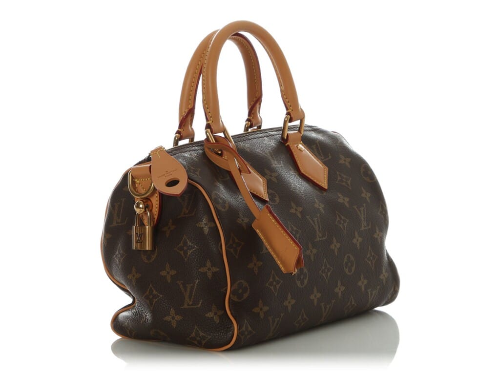Brown Monogram Calfskin Speedy P9 Bandoulière 25 Gold Hardware, 2024