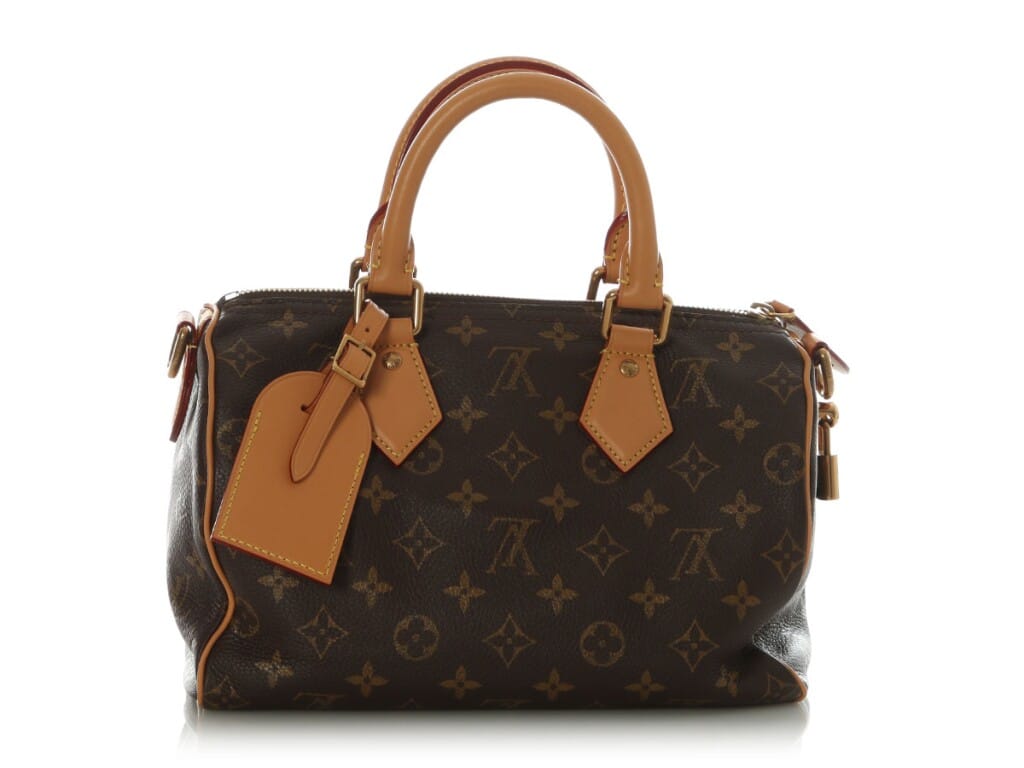Brown Monogram Calfskin Speedy P9 Bandoulière 25 Gold Hardware, 2024