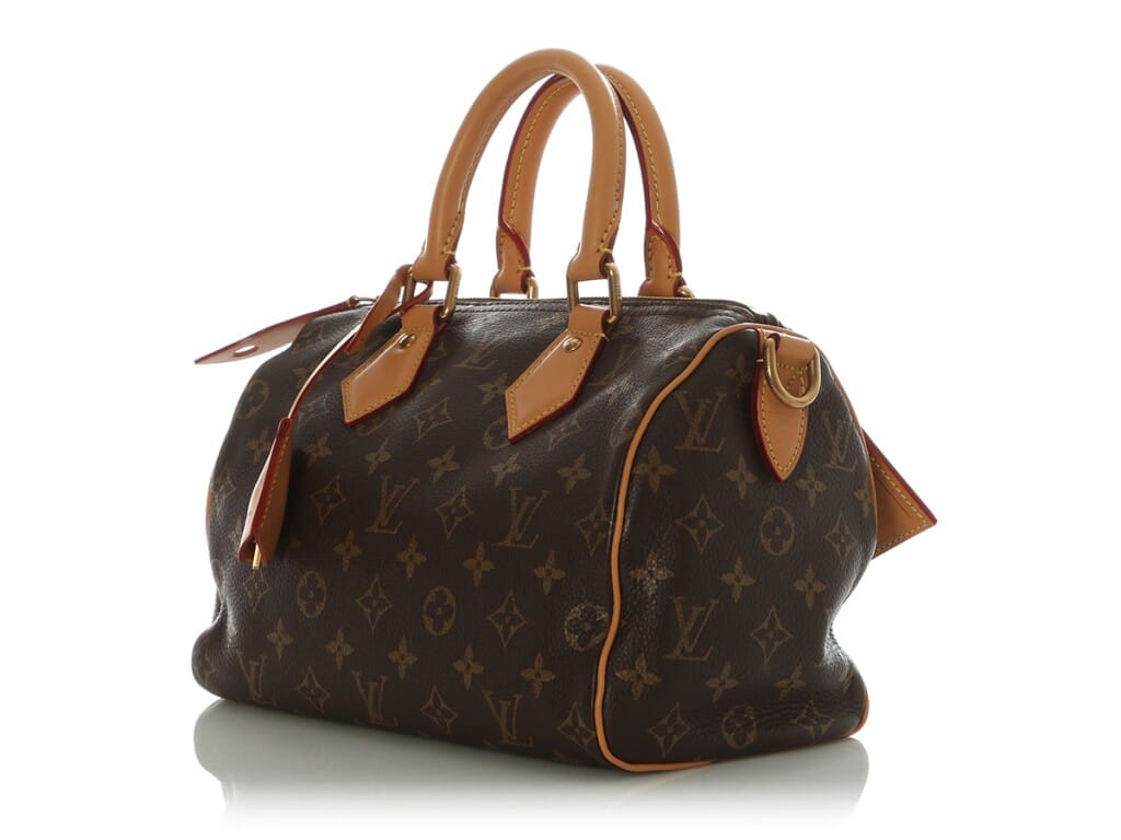 Brown Monogram Calfskin Speedy P9 Bandoulière 25 Gold Hardware, 2024