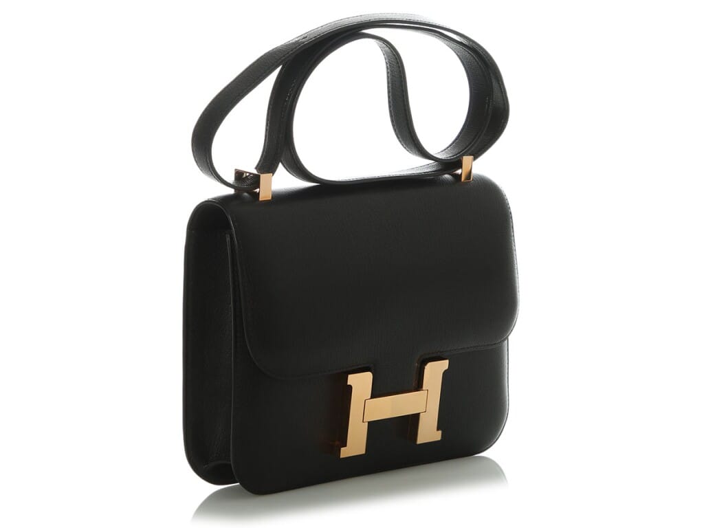 Black Chèvre Chamkila Constance 1-24 Rose Gold Hardware, 2023