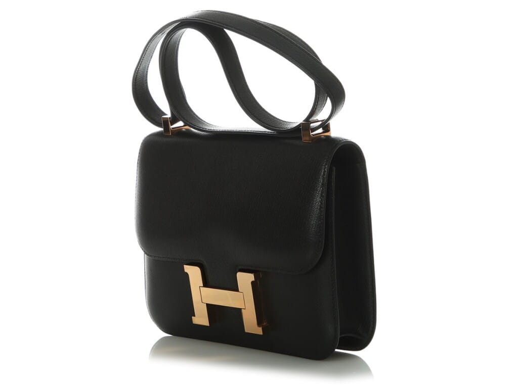 Black Chèvre Chamkila Constance 1-24 Rose Gold Hardware, 2023