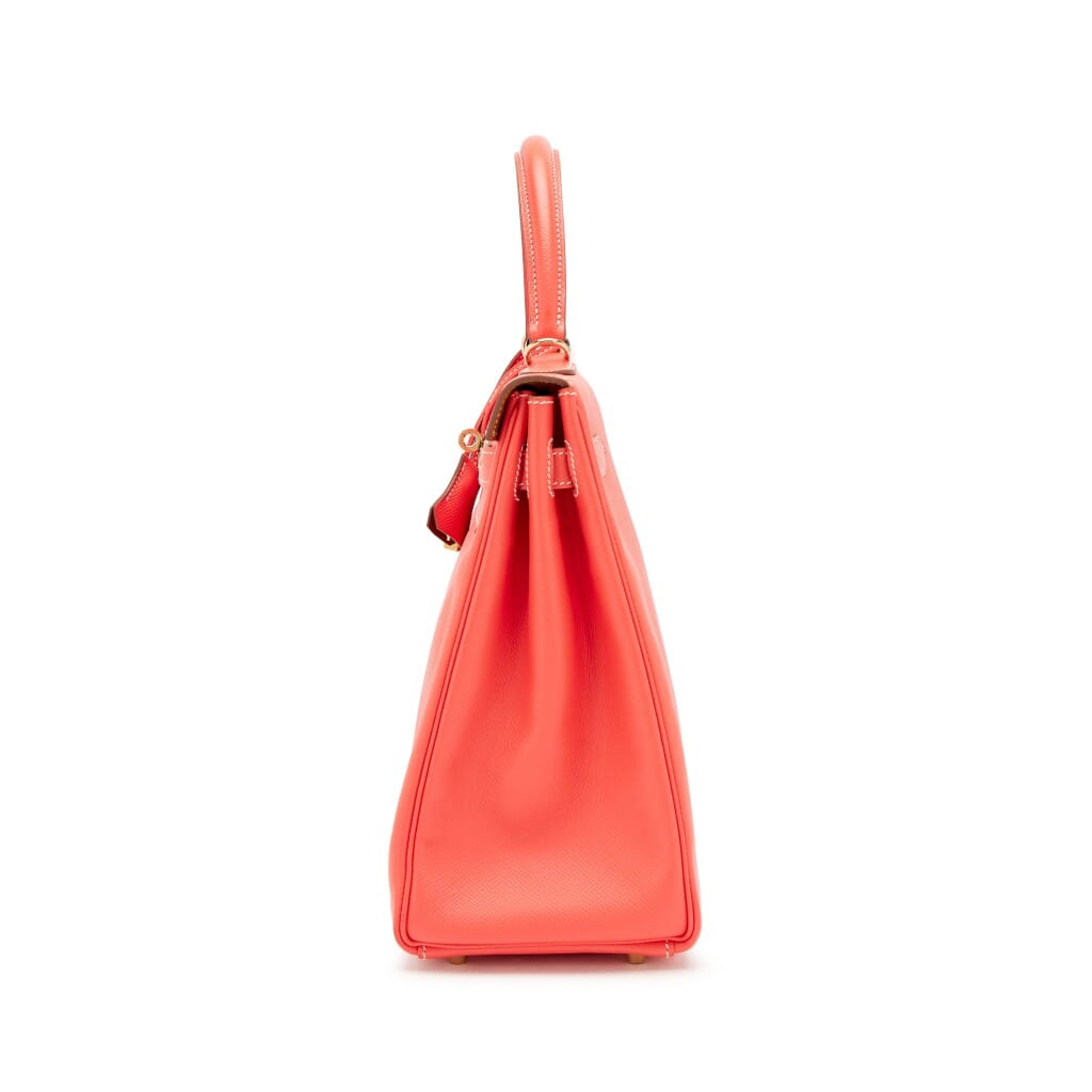 Rose Jaipur and Gold Candy Epsom Retourne Kelly 35 Permabrass Hardware, 2012