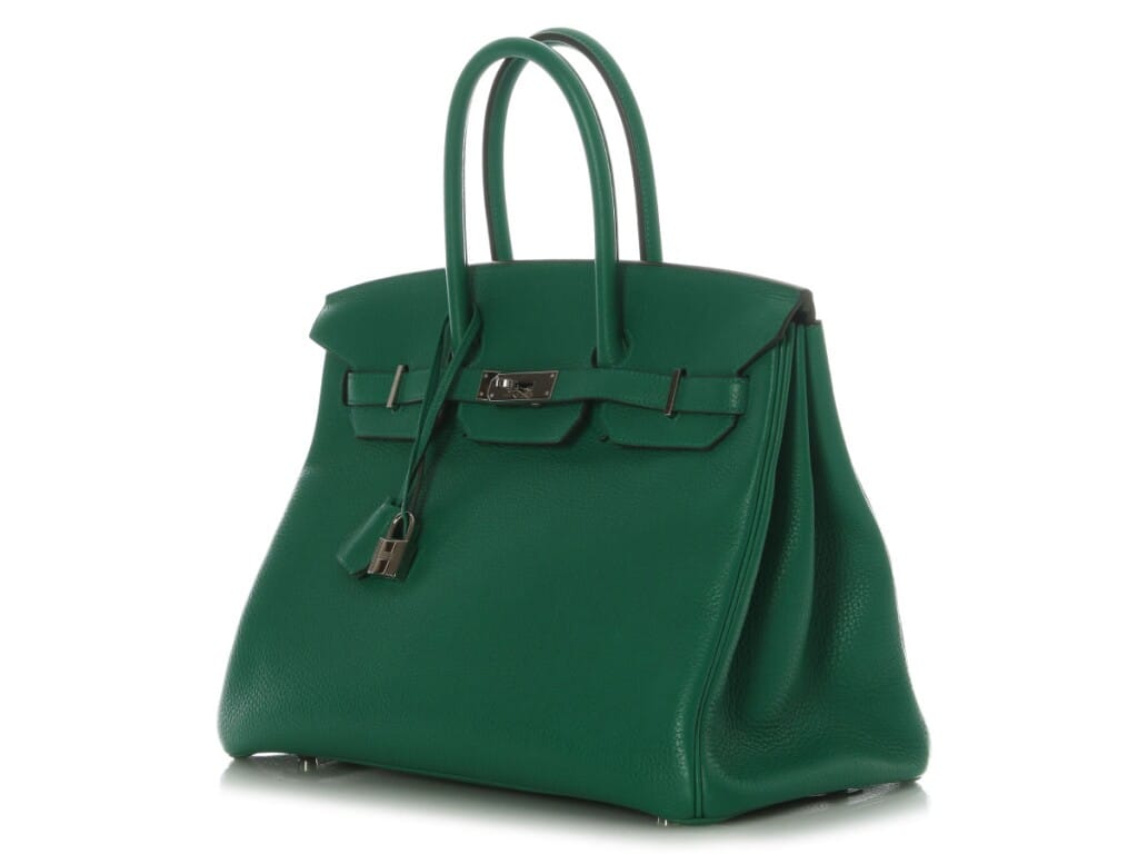 Vert Vertigo Clemence Birkin 35 Palladium Hardware, 2018