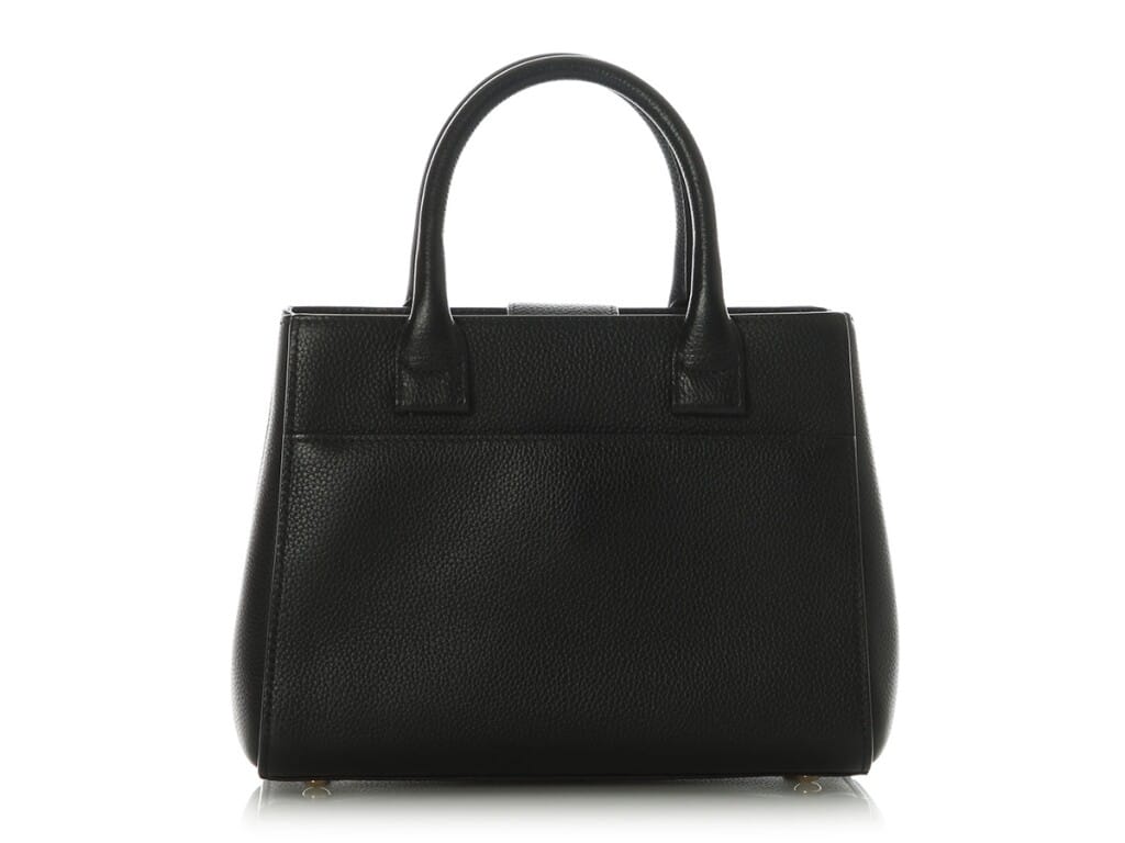 Black Caviar Small Top Handle Bag Gold Hardware, 2016-2017