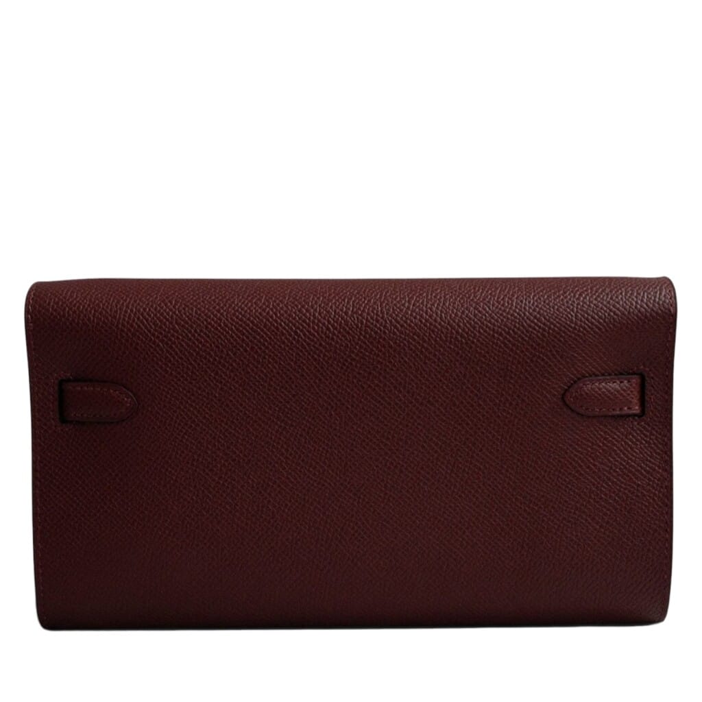 Rouge H Epsom Kelly-To-Go Wallet Gold Hardware, 2026