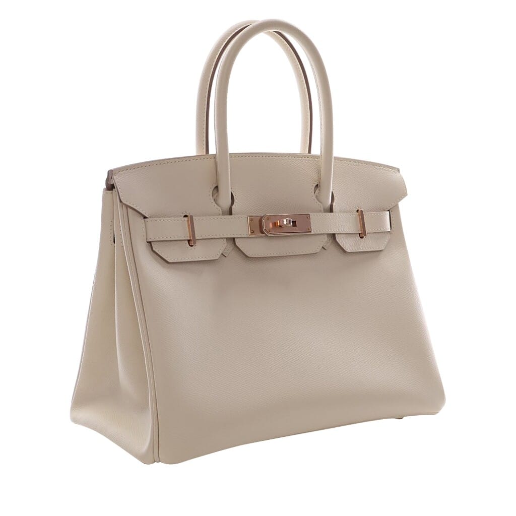 Craie Epsom Birkin 30 Rose Gold Hardware, 2020