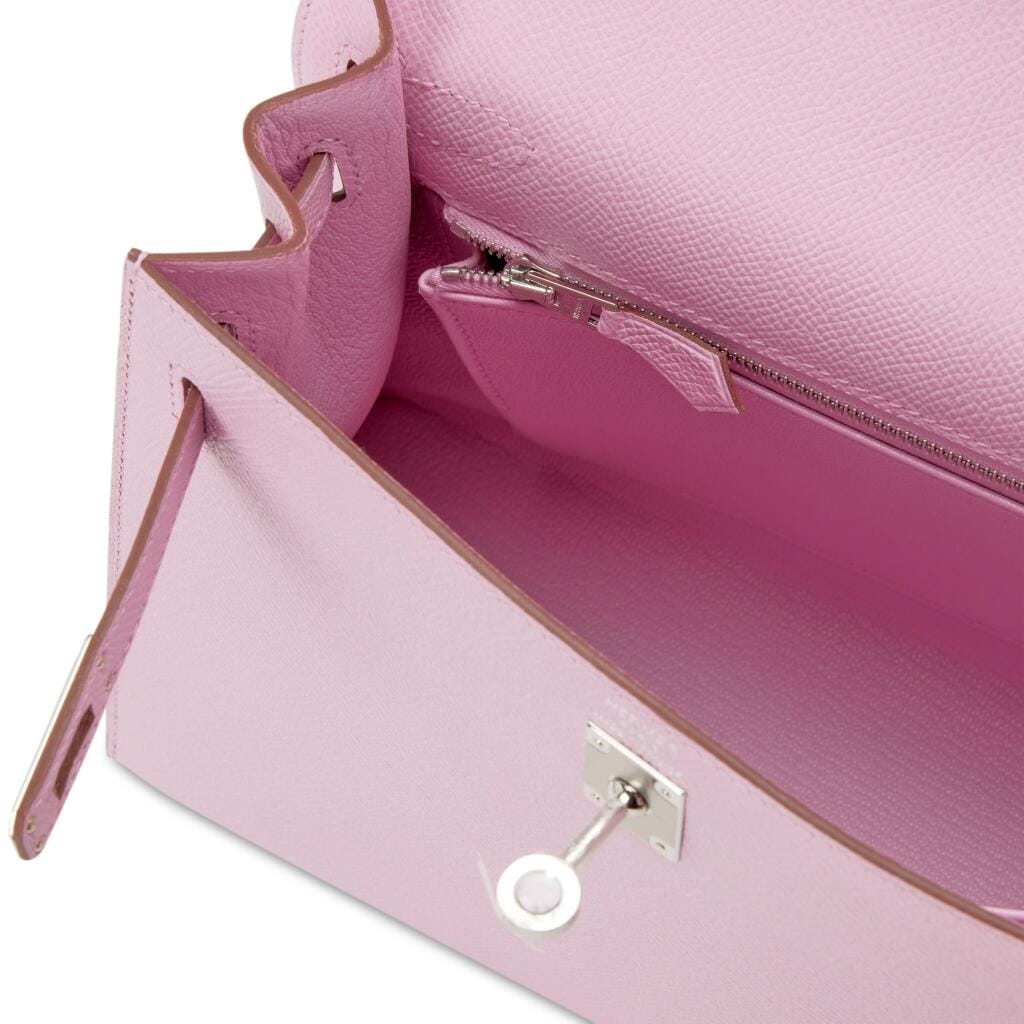 Mauve Sylvestre Epsom Kelly 25 Sellier Palladium Hardware, 2026