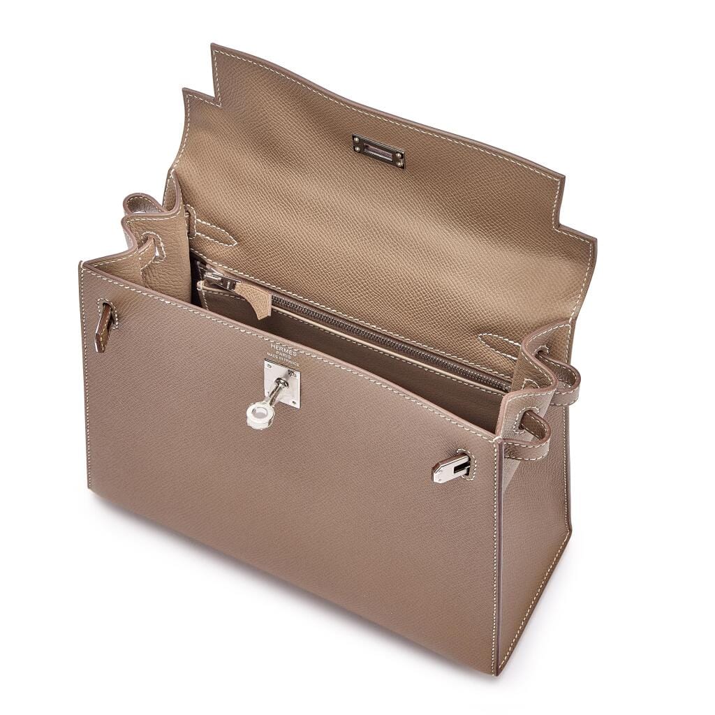 Etoupe Epsom Kelly 25 Sellier Palladium Hardware, 2026
