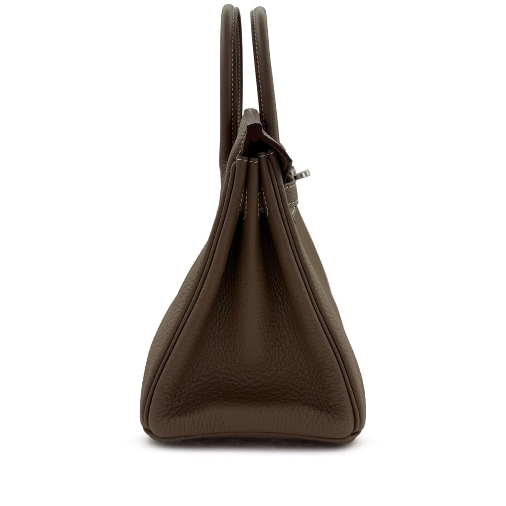 Etoupe Togo Birkin 25 Palladium Hardware, 2026
