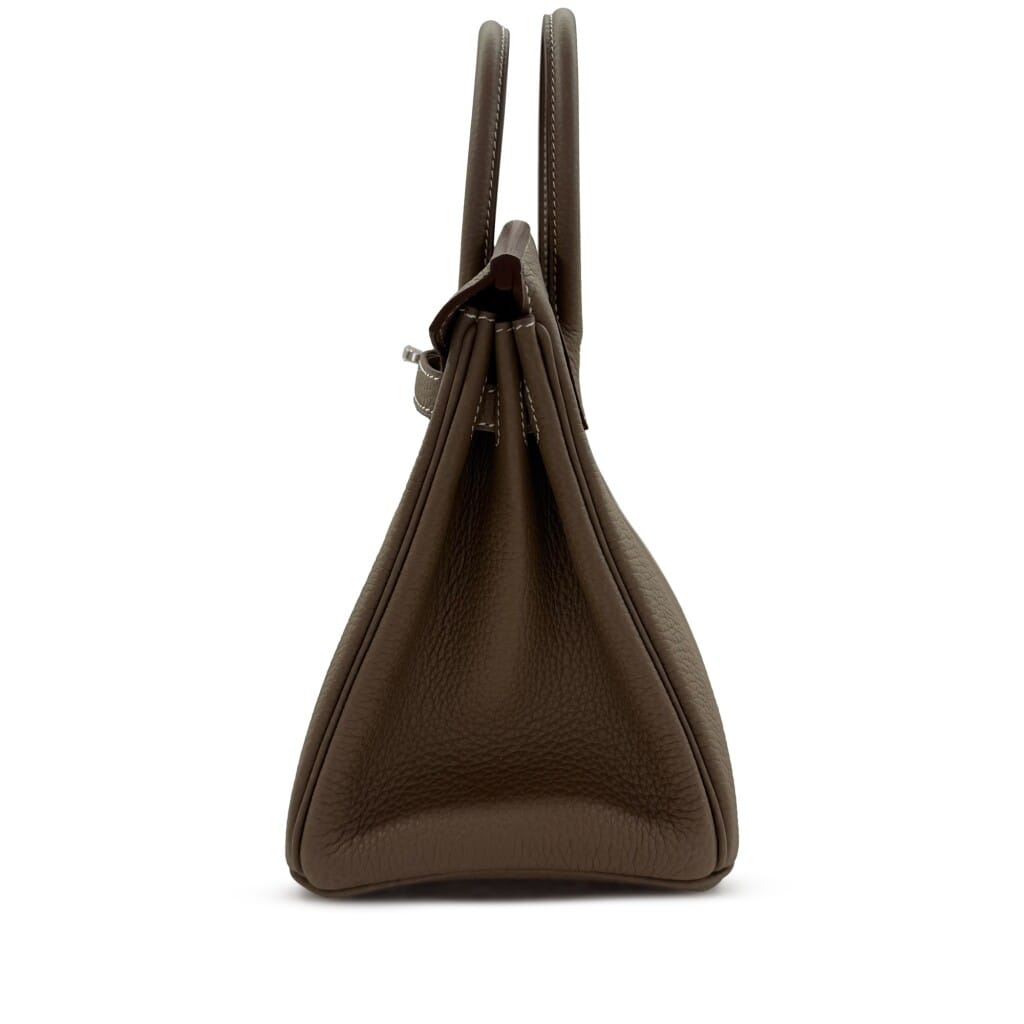 Etoupe Togo Birkin 25 Palladium Hardware, 2026