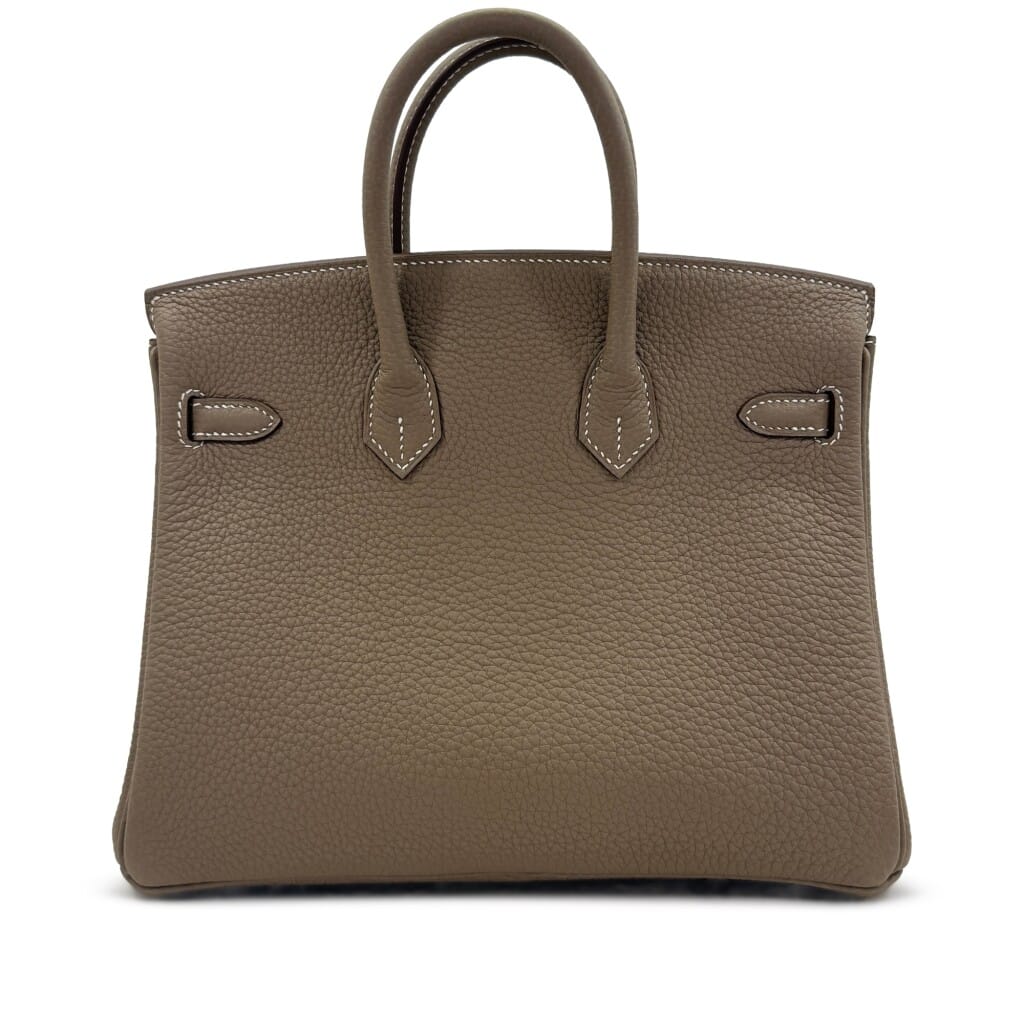 Etoupe Togo Birkin 25 Palladium Hardware, 2026