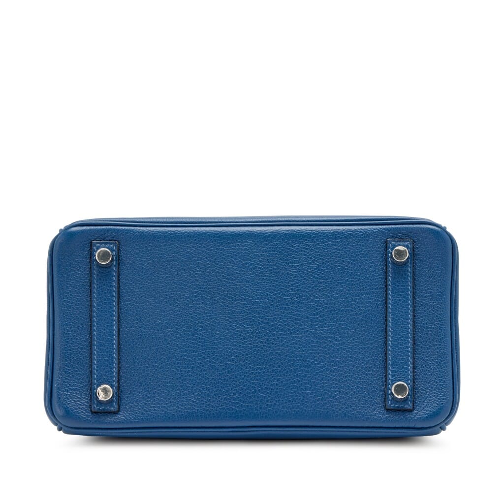 Deep Bleu Novillo Birkin 25 Palladium Hardware, 2019