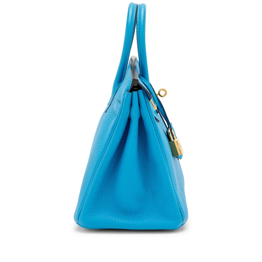 Bleu Izmir Togo Birkin 25 Gold Hardware, 2020