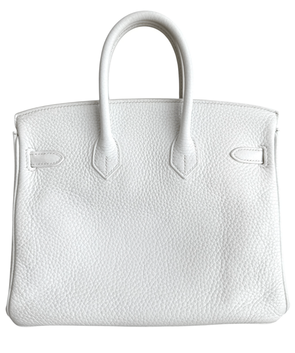 Blanc White Togo Birkin 25 Gold Hardware, 2019