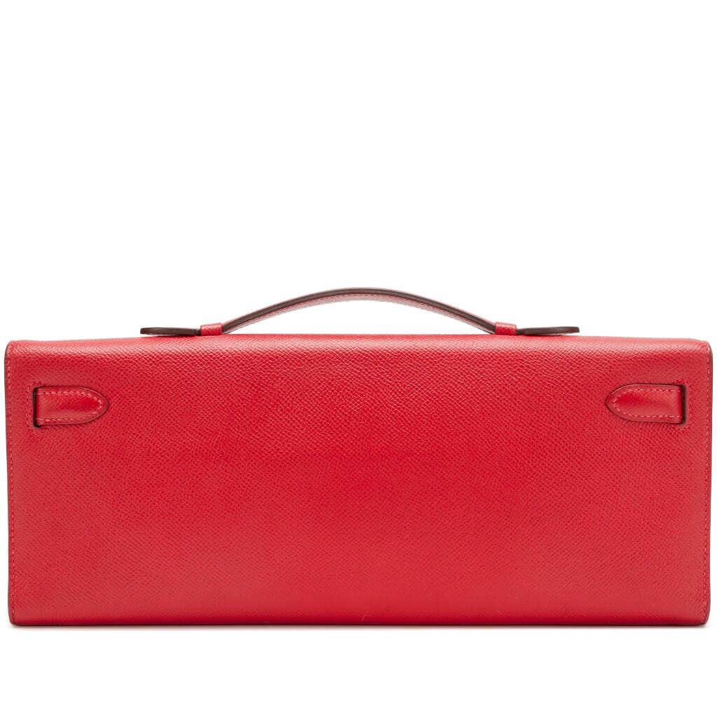 Rouge Casaque Epsom Kelly Cut Pochette Palladium Hardware, 2015