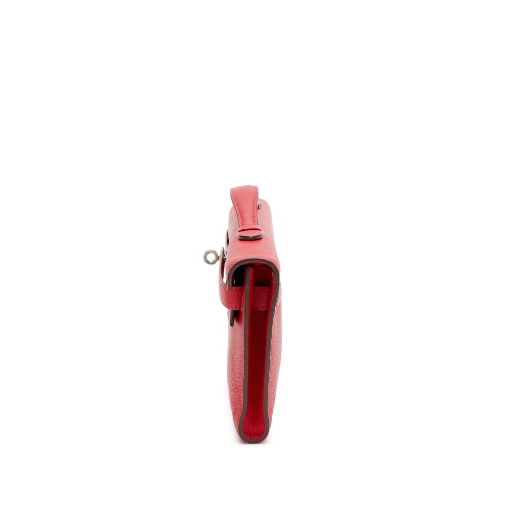 Rouge Casaque Epsom Kelly Cut Pochette Palladium Hardware, 2015