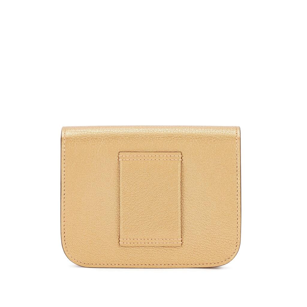 Doré Chèvre Chamkilight Constance Slim Wallet Permabrass Hardware, 2025