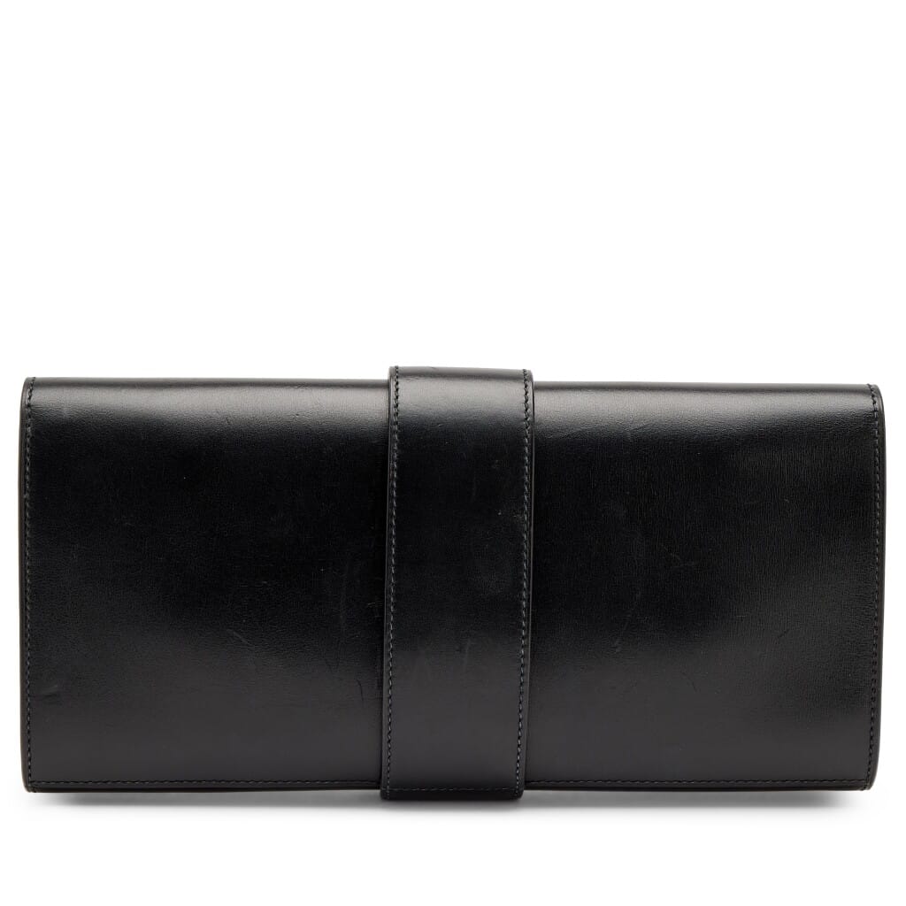 Black Tadelakt Medor 29 Clutch Gold Hardware, 2006