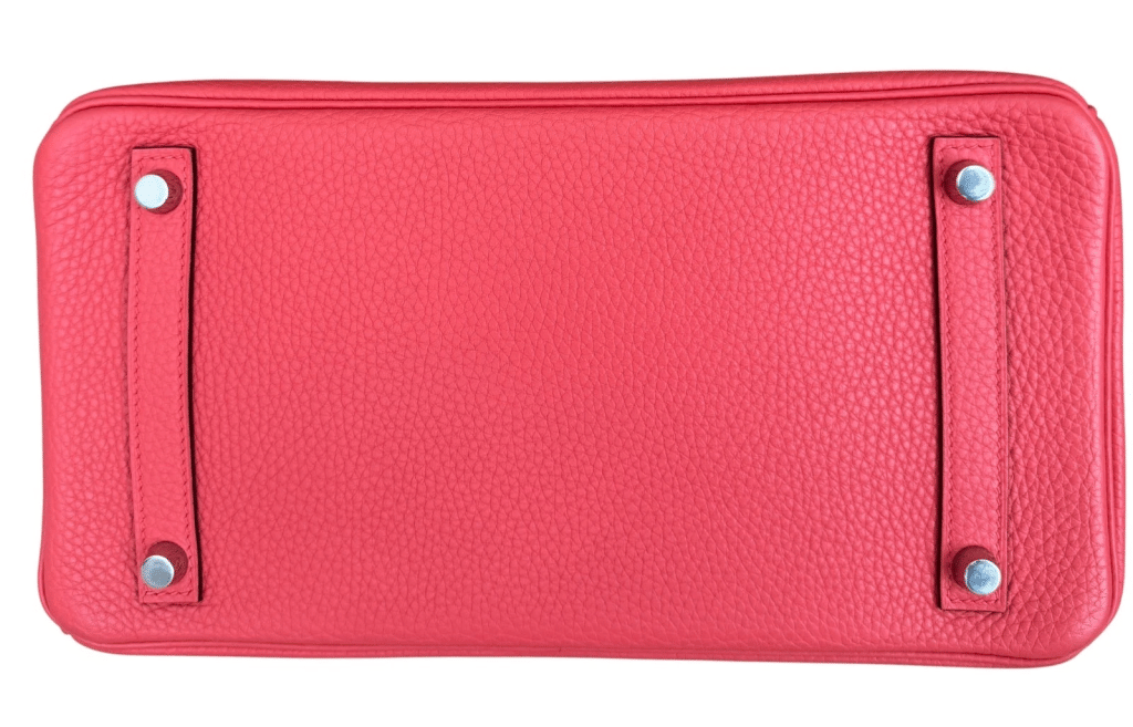 Rose Texas and Orange Verso Togo Birkin 30 Palladium Hardware, 2021