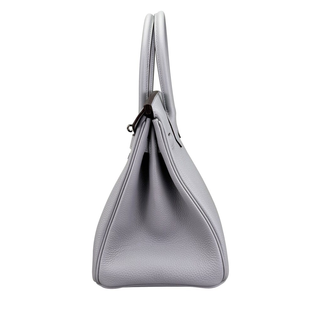 Gris Pantin Togo Birkin 30 Palladium Hardware, 2025