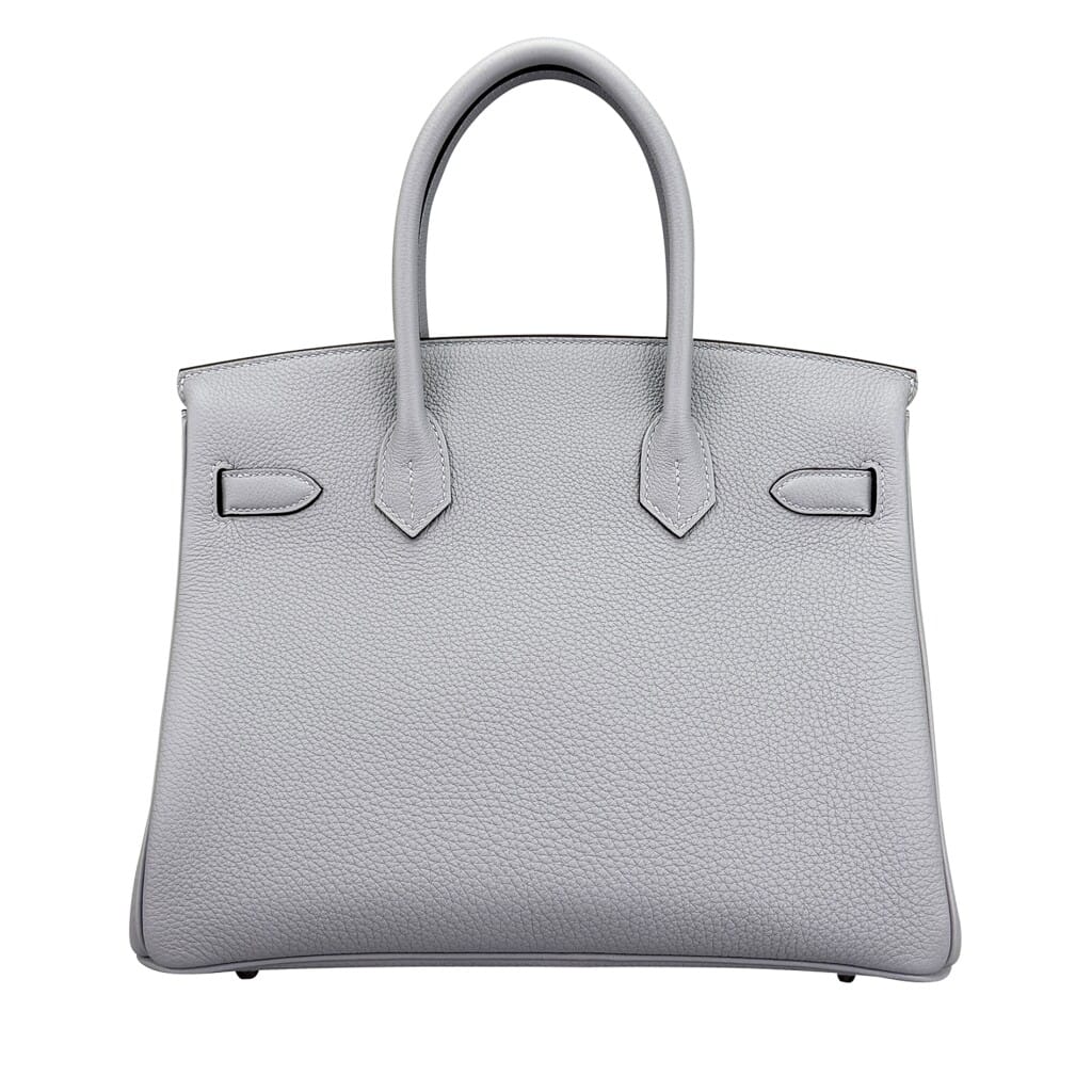 Gris Pantin Togo Birkin 30 Palladium Hardware, 2025