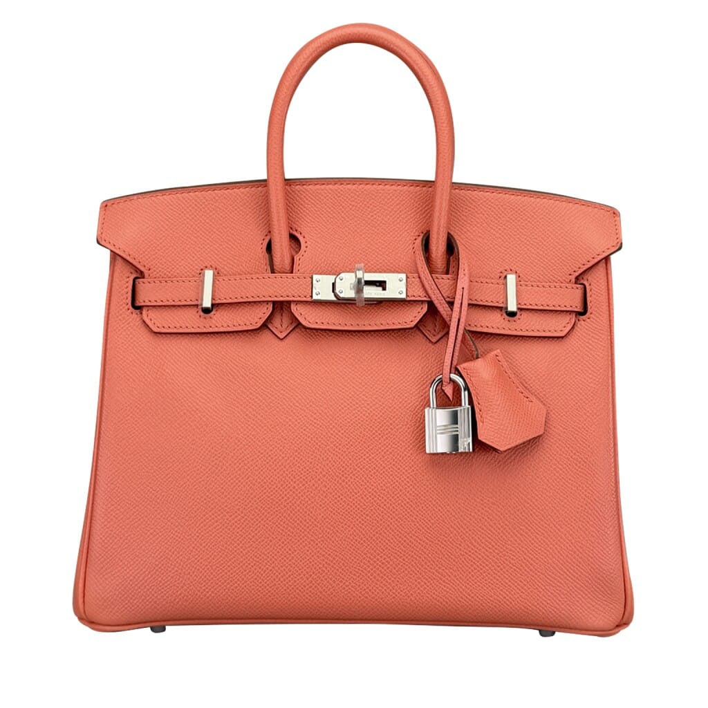 Crevette Epsom Birkin 25 Palladium Hardware, 2014
