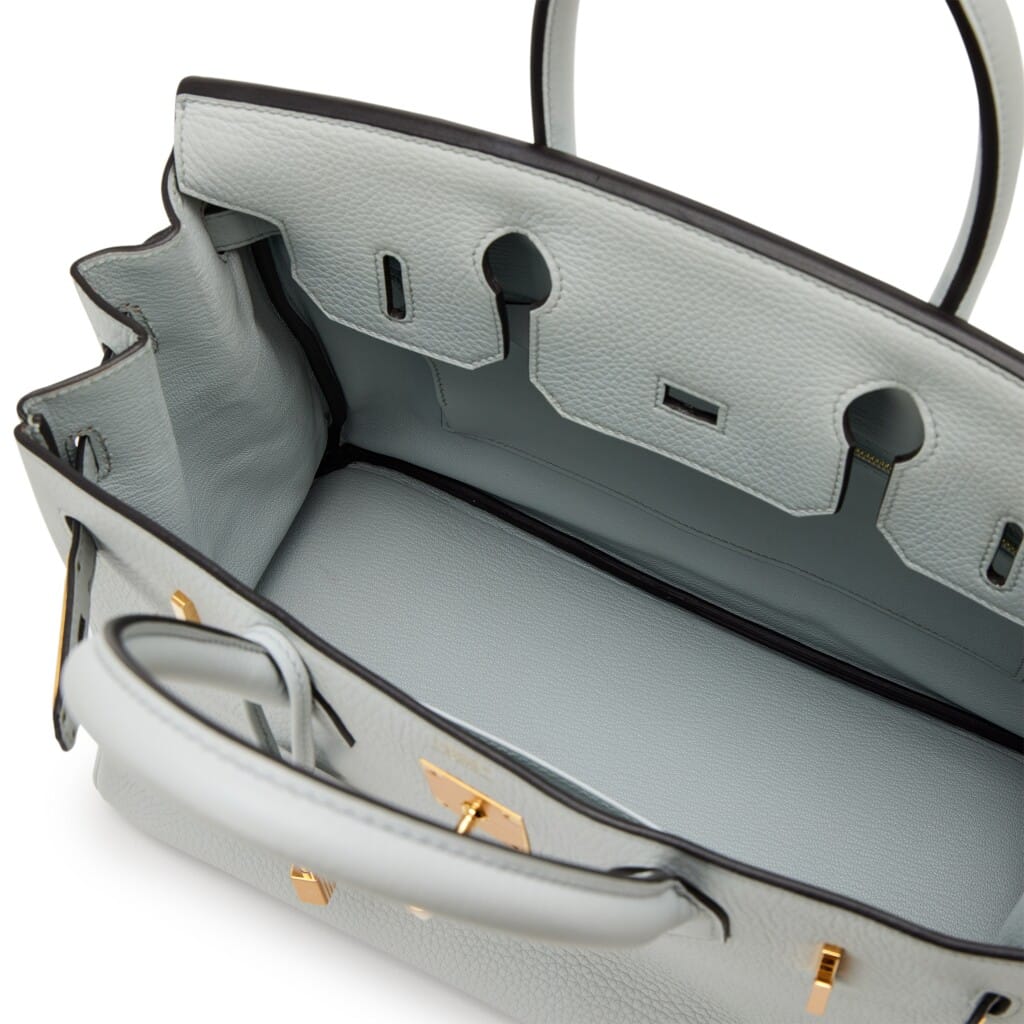 Bleu Pale Togo Birkin 30 Gold Hardware, 2018