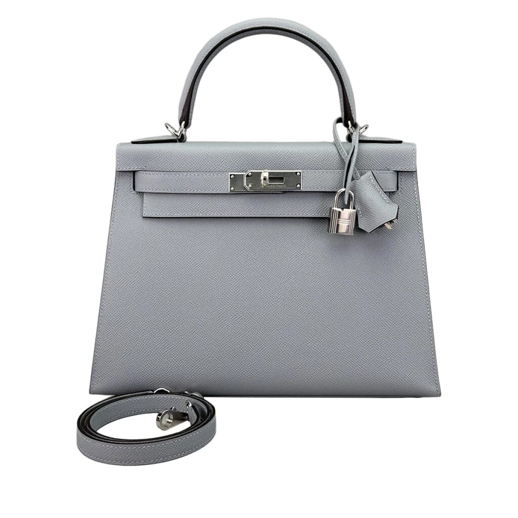 Gris Pantin Epsom Sellier Kelly 28 Palladium Hardware, 2025