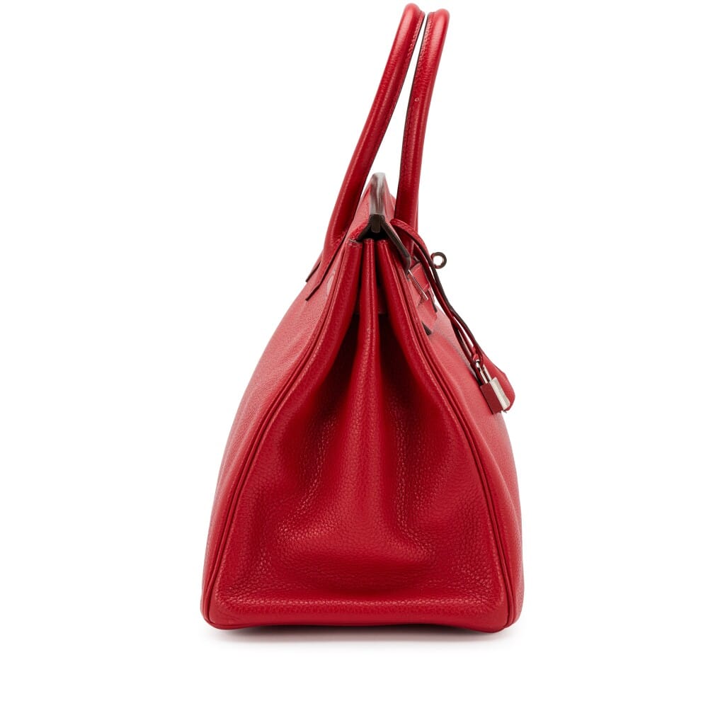 Rouge Casaque Clemence Birkin 35 Palladium Hardware, 2012