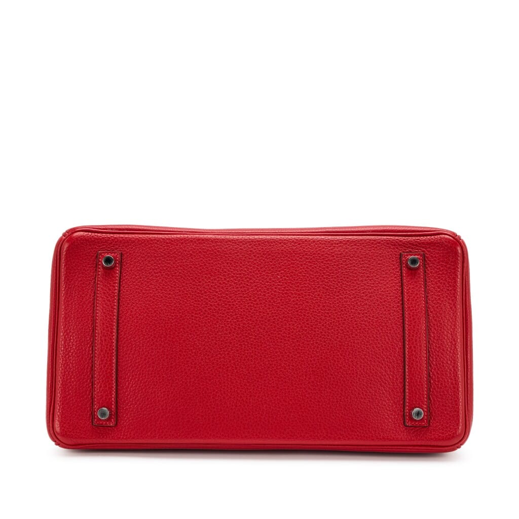 Rouge Casaque Clemence Birkin 35 Palladium Hardware, 2012