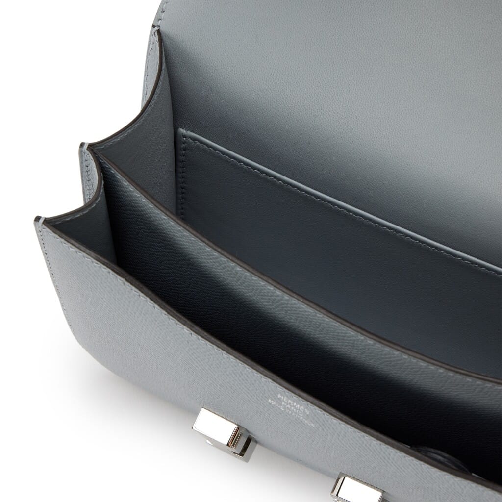 Gris Pantin Epsom Mini Constance 18 Palladium Hardware, 2025