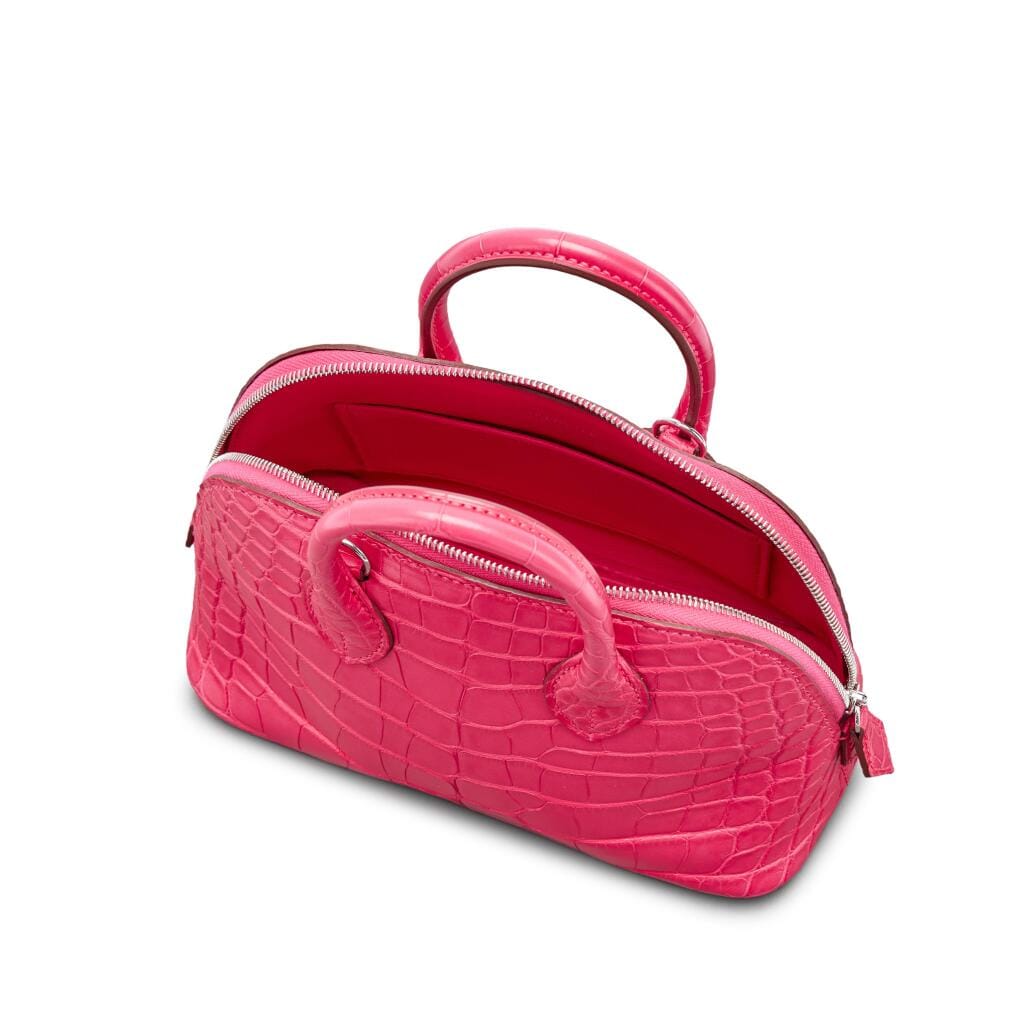 Rose Extreme Matte Alligator Mini Bolide 1923 Palladium Hardware, 2025